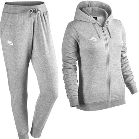 jogginganzug nike damen grau|nike jogginanzüge.